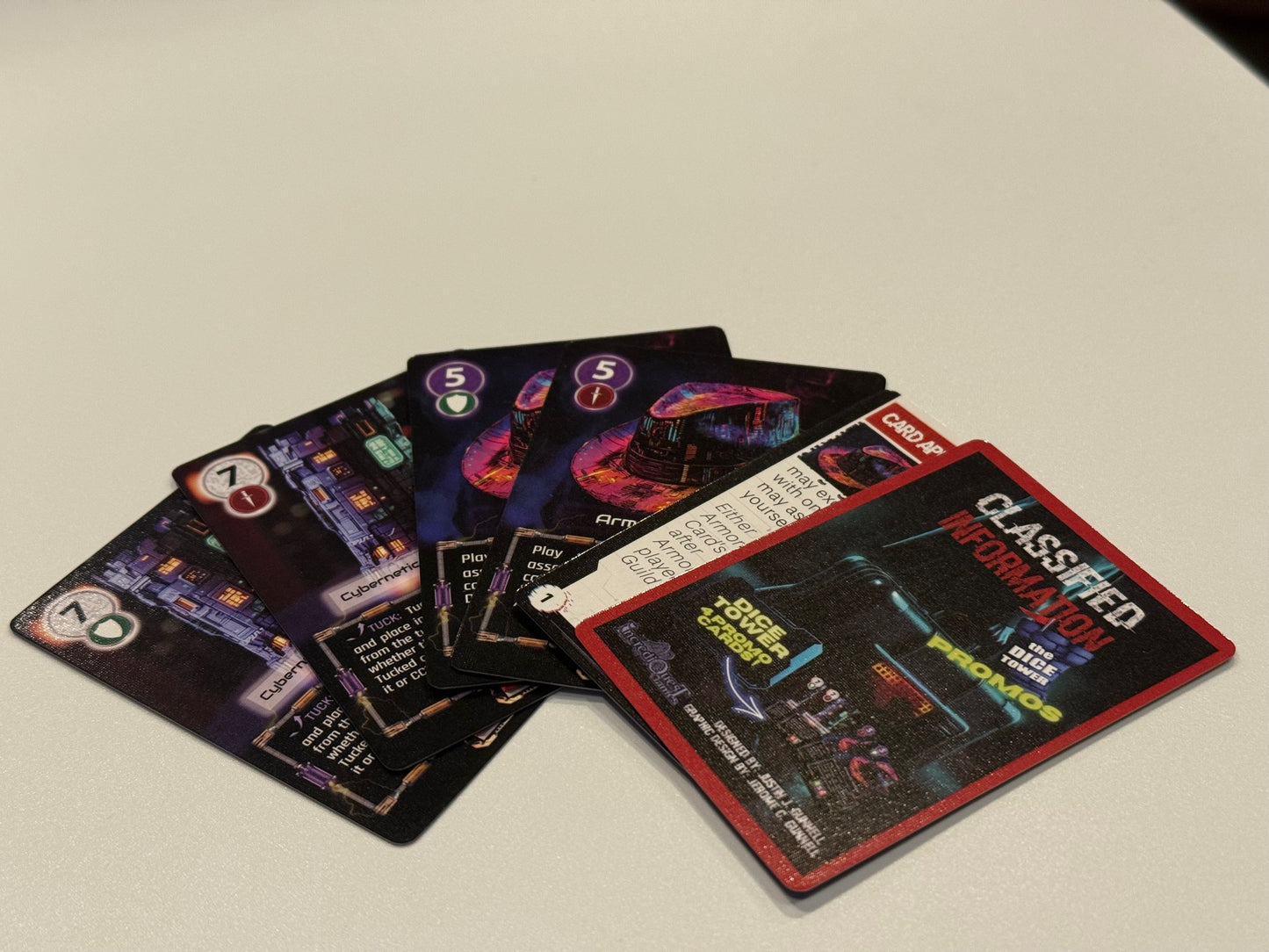 Extra Custom Art Sleeve Pack (75 Count) + Dice Tower Promo Pack